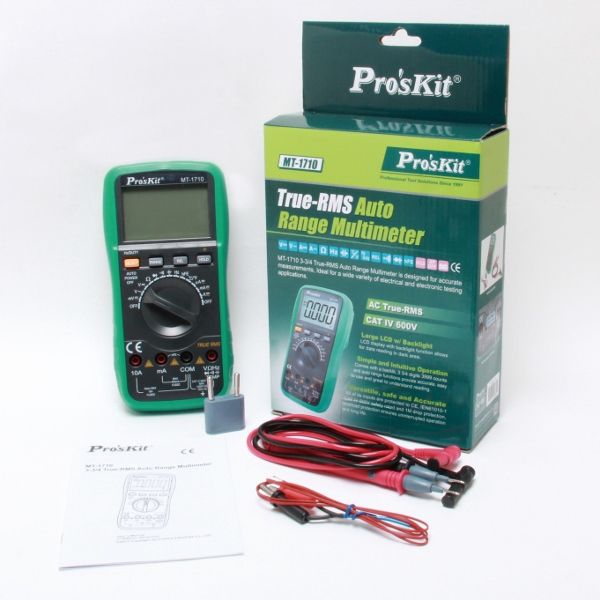 Proskit MT-1710 3-3/4 TRUE-RMS Auto Range Multimetre