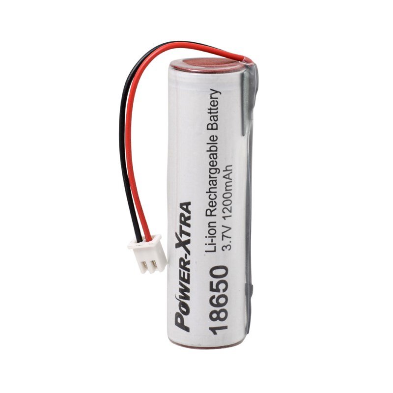 Power-Xtra 1S1P - 18650-3.7V 1200 Mah Li-ion Şarjlı Batarya - Soketli