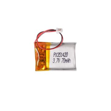 Power-Xtra PX351420 - 3.7V 70 Mah Li-Polymer Pil - Devreli-Soketli-5Cm