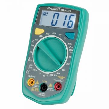 ProskitMT-1233D Digital Multimetre (Kare Sinyal,Direnç)