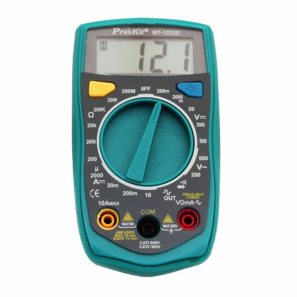 ProskitMT-1233D Digital Multimetre (Kare Sinyal,Direnç)