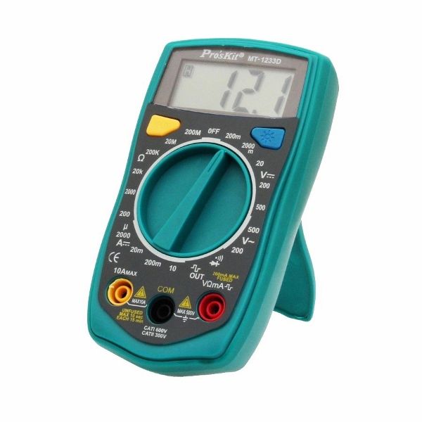 ProskitMT-1233D Digital Multimetre (Kare Sinyal,Direnç)