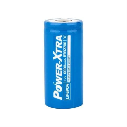 Power-Xtra IFR32700 - 3.2V 6000 Mah Lifepo4 Şarjlı Pil -3C