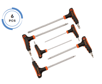 Retta 6 Adet T Saplı Deliksiz Torx Anahtar Takımı RTA0603