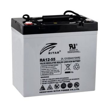 Ritar 12V 55 Ah Bakımsız Kuru Akü
