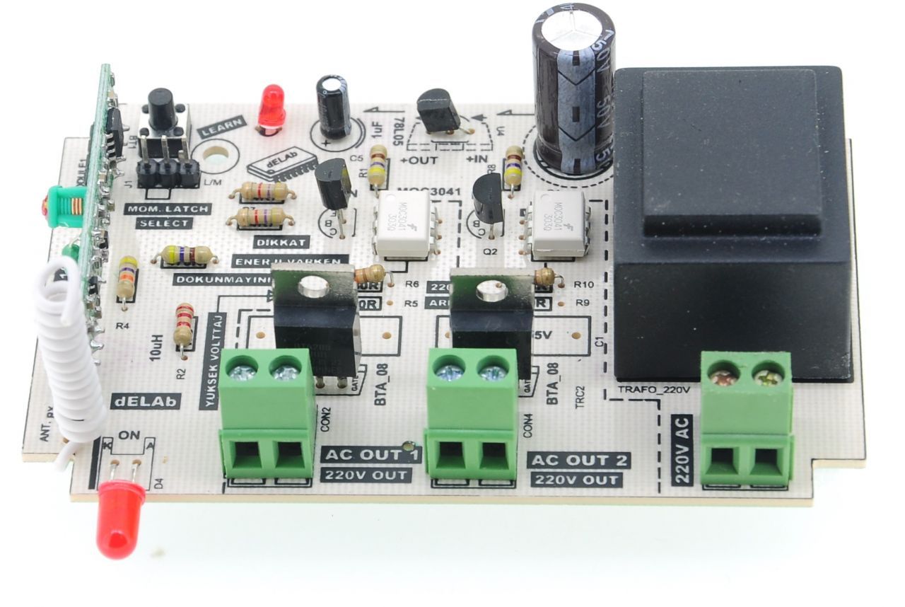 2 Kanal Uzaktan Kumanda Seti (RTX2-LRN-220-220-BX)