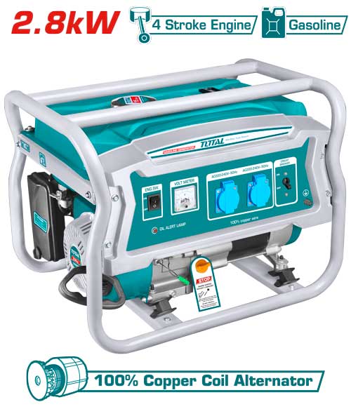 TOTAL BENZİNLİ JENERATÖR 2.8 KW  TP1350096E