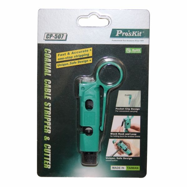 Proskit CP-507 Koaksiyel Kablo Sıyırıcı/Kesici