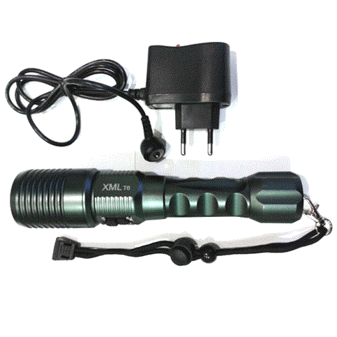 Police PS-75 Şarj Edilebilir Otomatik Zoomlu XML T6 Led El Feneri (İ)