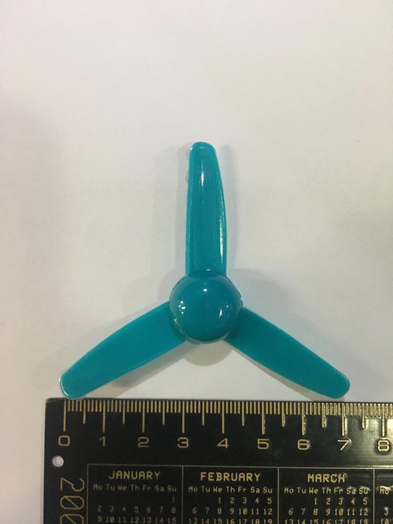 Motor Pervanesi 3 Kanatlı Küçük Boy Yeşil