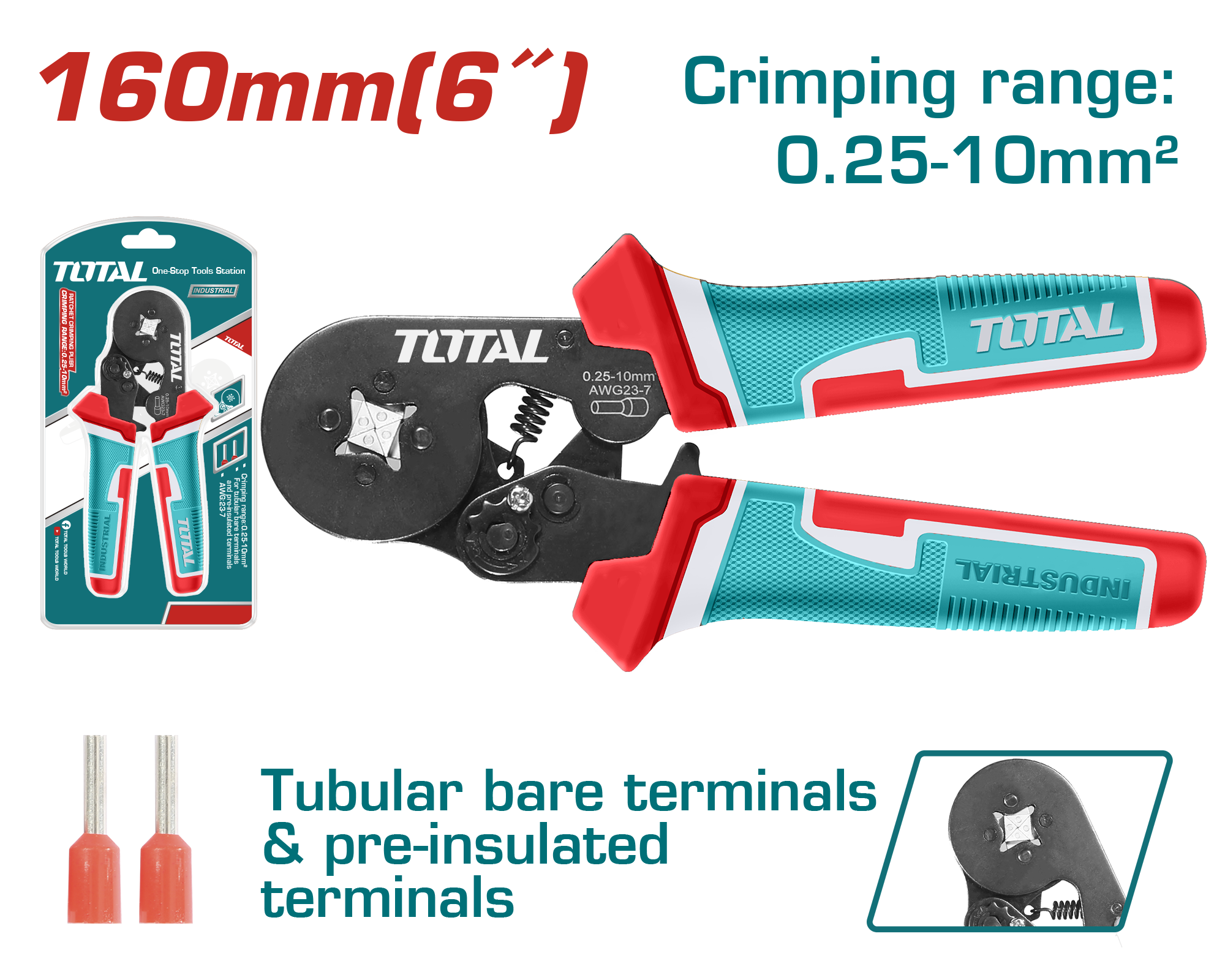 TOTAL  YÜKSÜK SIKMA PENSESİ  THCPG2510