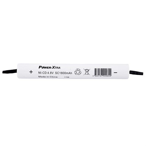 Power-Xtra 4S1P - 4.8V 1800 Mah SC - Ni-Cd Şarjlı Batarya - Pinli