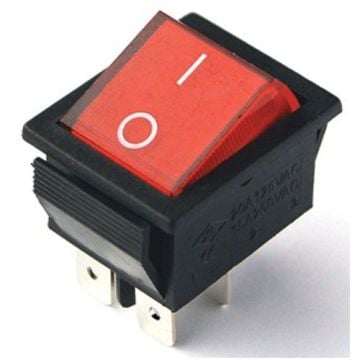 Geniş Işıklı Anahtar On-Off 4P IC-104