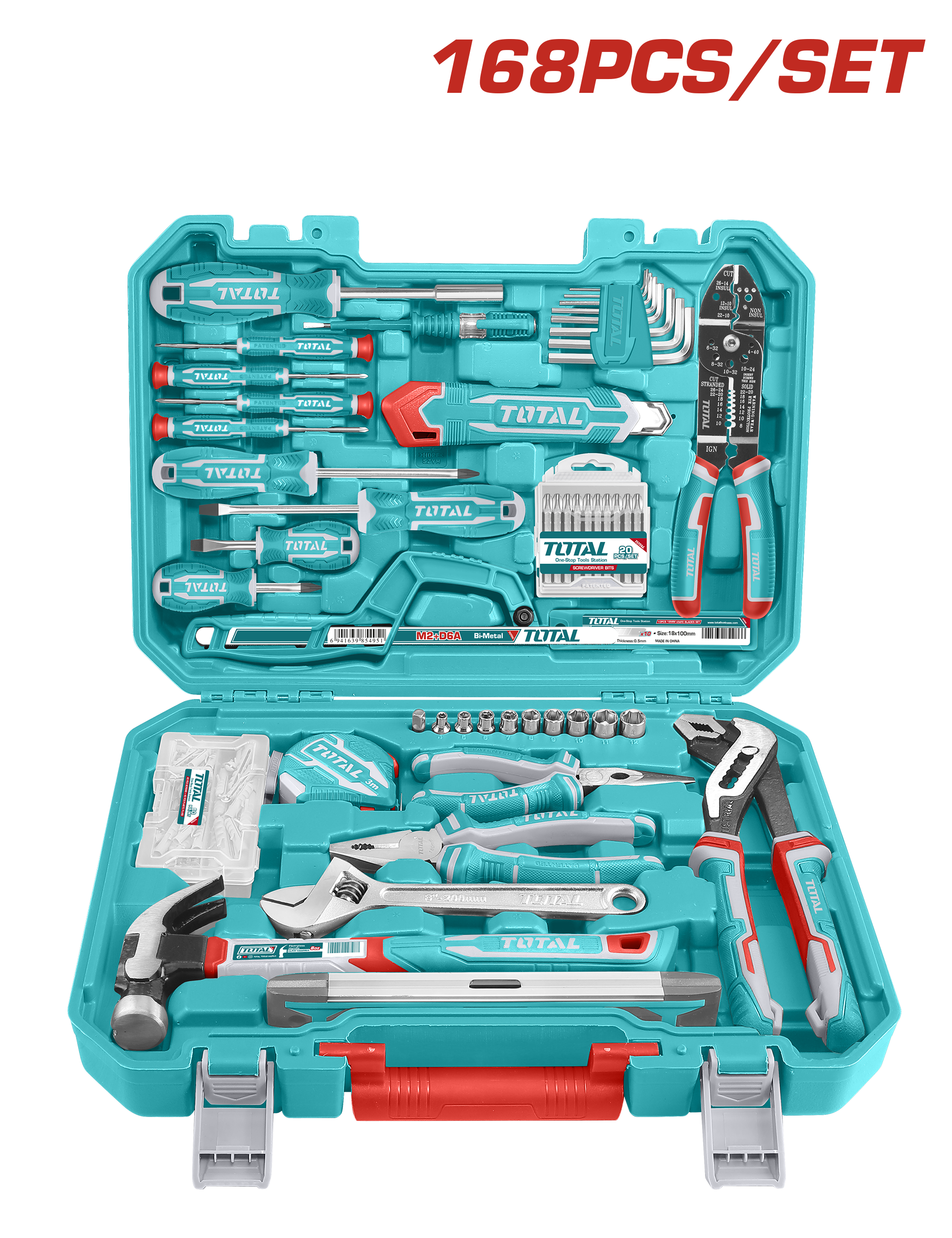 TOTAL 168 PARÇA EL ALETİ SETİ  THKTHP21686