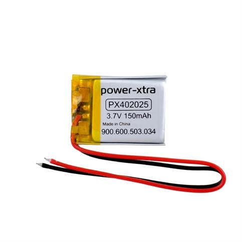 Power-Xtra 3.7V Li-Polymer BYN 402025 150mAh Şarjlı Pil