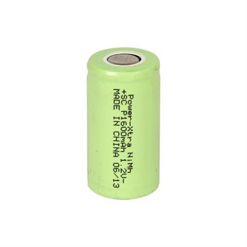Power-Xtra 1.2V Ni-Mh SC 1600 Mah PVC Şarjlı Pil