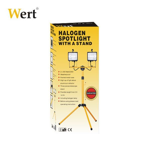 WERT 2802 Ayaklı Projektör (2x500W)