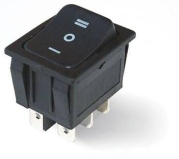 Geniş Işıksız Anahtar On-Off-On 6P IC-108