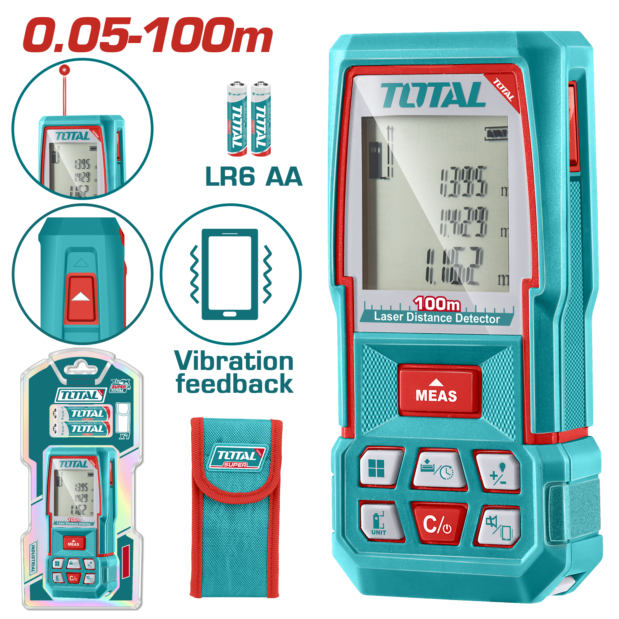 TOTAL LAZER METRE 0.05-100M  TMT51036
