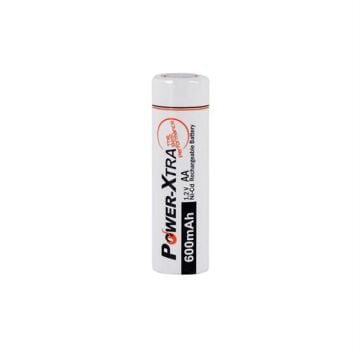 Power-Xtra 1.2V 600 mAh Ni-Cd AA Size Şarjlı (Flat) Kalem Pil