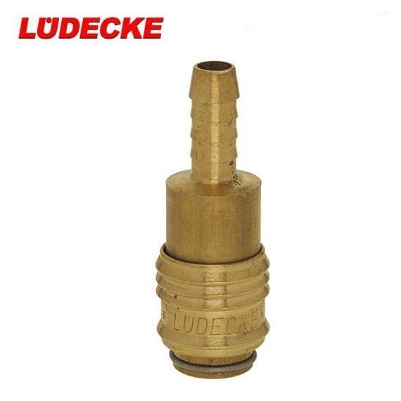 LÜDECKE ESM 6 S Hortum için Mini Stoper Gövde (6mm)