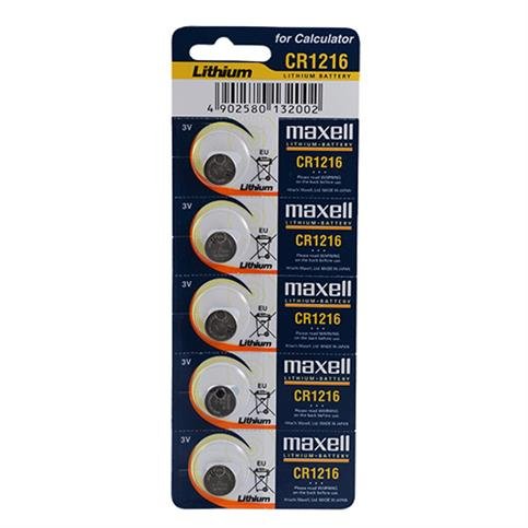 Maxell CR1216 Pil 5Li Blister