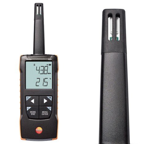 Testo 625 Taşınabilir Akıllı Sıcaklık ve Nem Ölçer | Uygulama Bağlantılı