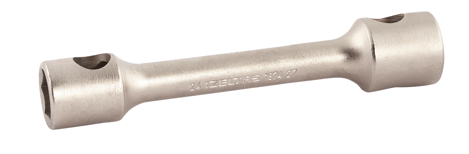 İZELTAŞ  1874 09 2427   Ağır Tip Bijon Anahtarı İki Ağız Kısa 24x27mm