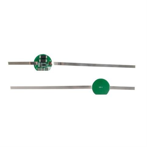Power-Xtra - 1S - 3.2V 3A Lifepo4 BMS Devre - Yuvarlak - Metal Bağlantılı