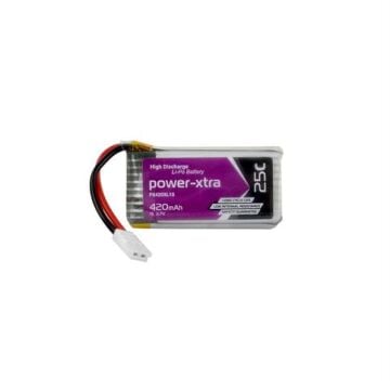 Power-Xtra PX420XL1S - 1S1P - 3.7V 420 Mah Li-Polymer Pil -25C