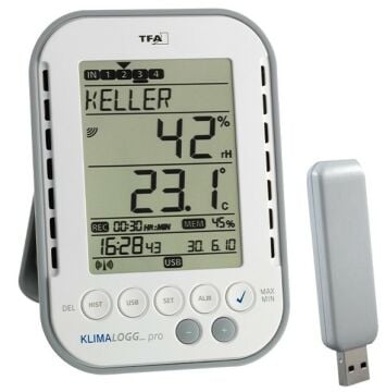 TFA 30.3039 Klimalogg Pro Sıcaklık ve Nem Kayıt Cihazı