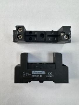 RT624-B 5P Tek Kontak Ray Tipi Röle Soketi