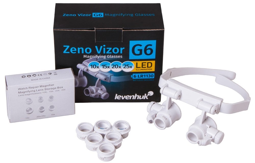 Levenhuk Zeno Vizor G6 Büyüteçli Gözlükler