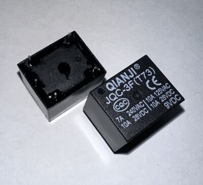 JQC-3F(T73) 9VDC 10A Qianji Röle