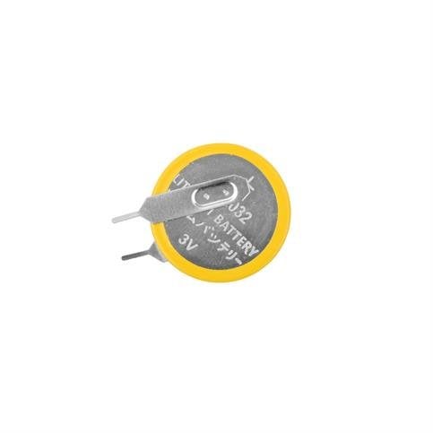 Power-Xtra CR2032-1F5DV - 3V Li-Mno2 - Lithium Buton Pil - 2 Pinli - Dikey