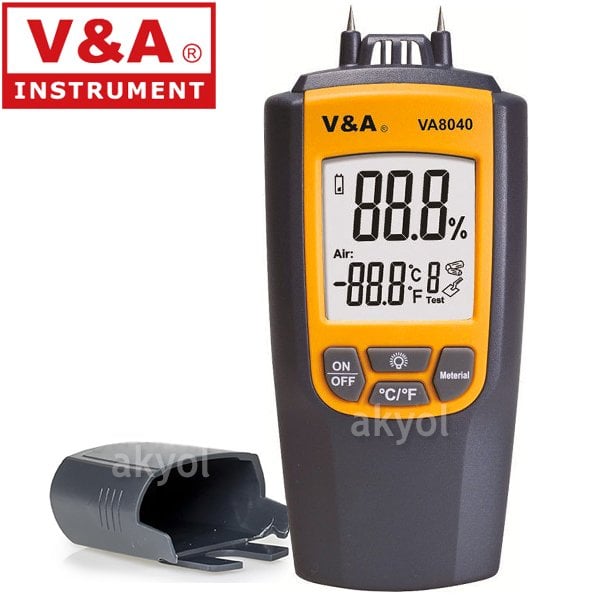 V&A VA8040 Ahşap ve Yapı Malzemeleri Nemi Ölçer