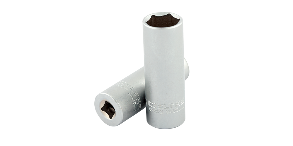 İzeltaş 1107 06 4009 1/4'' Altı Köşe Derin Lokma Anahtar 9 mm