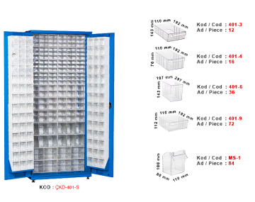 ÇKD-402-S Tek yönlü çekmeceli stand