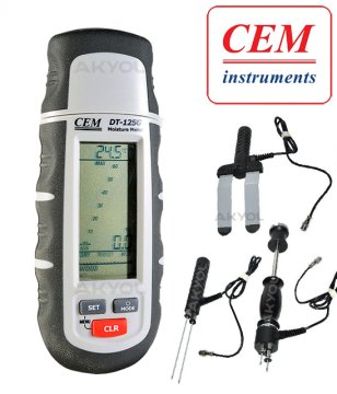 Cem DT 125G Ahşap ve Yapı Malzemesi Nem Ölçer Seti