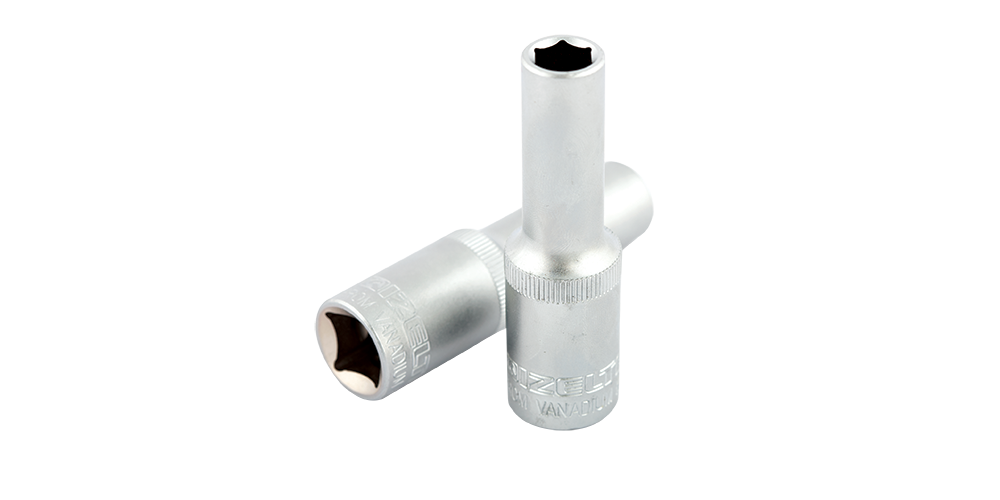 İzeltaş 1108 06 0012 1/2'' Altı Köşe Derin Lokma Anahtar 12 mm
