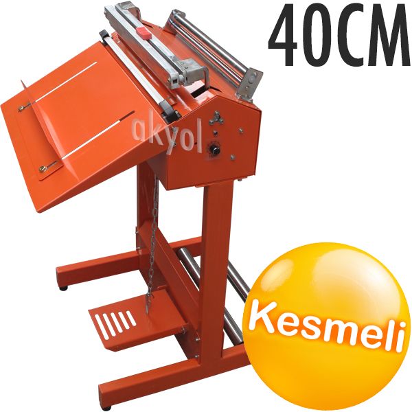 SF 400C Ayaklı Poşet Yapıştırma Makinası (Kesmeli)