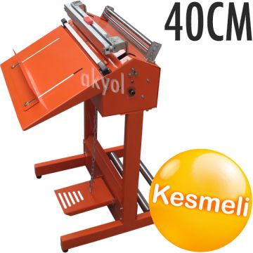 SF 400C Ayaklı Poşet Yapıştırma Makinası (Kesmeli)