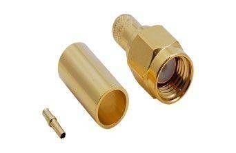 SMA ERKEK SIKMALI RP GOLD KONNEKTÖR - RG58