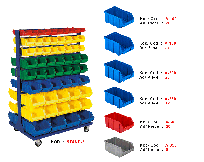 STAND-2 Tek yönlü Avadanlık standı