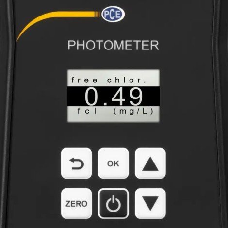 PCE-CP10 Fotometre | Alkalinite, Klor, Siyanürik asit, pH