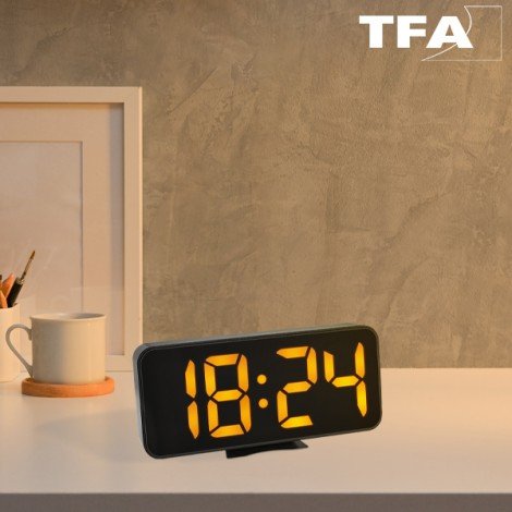 Tfa 60.2027.01 Alarmlı Dijital Saat Termometre