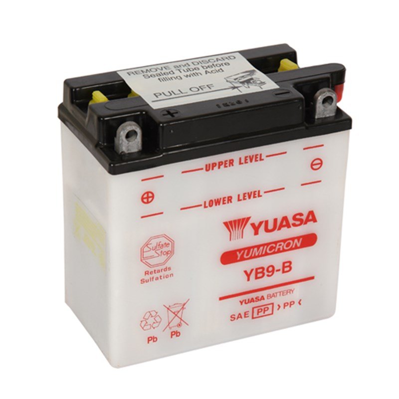 Yuasa YB9-B 12V 9Ah Yumicron Tip Motosiklet Aküsü