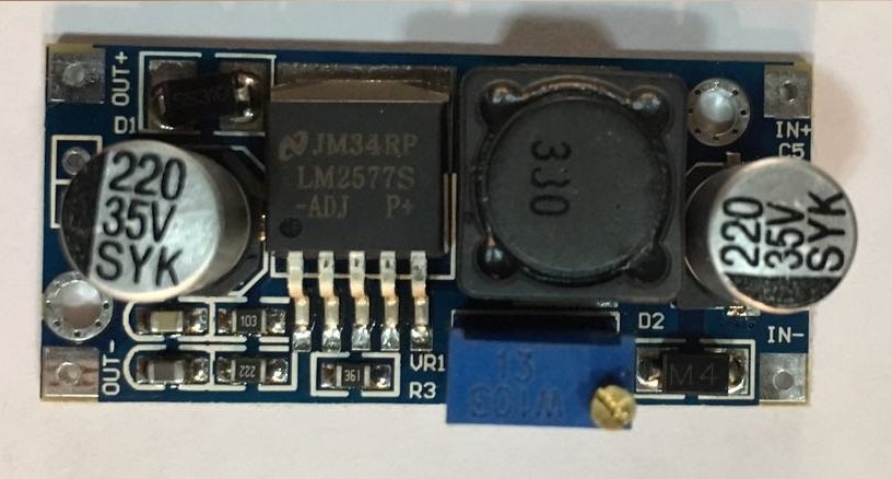 Arduino DC-DC Ayarlanabilir Voltaj Yükseltici-Düşürücü Regülatör Kartı - LM2577