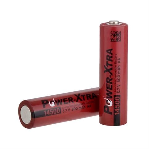 Power-Xtra PX14500-08ETH - 3.7V 800 Mah AA - Li-İon Pil  - Başlı - 3C