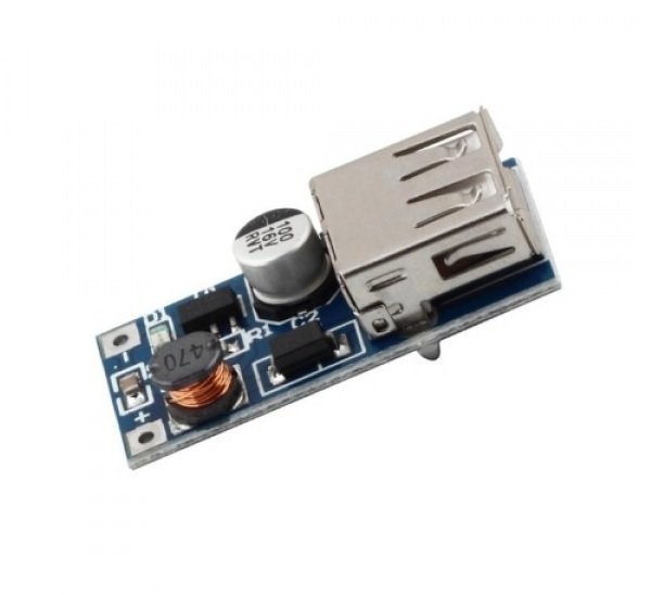 Arduino 5V 500mA USB Çıkışı Voltaj Yükseltici Regülatör Kartı - Step Up
